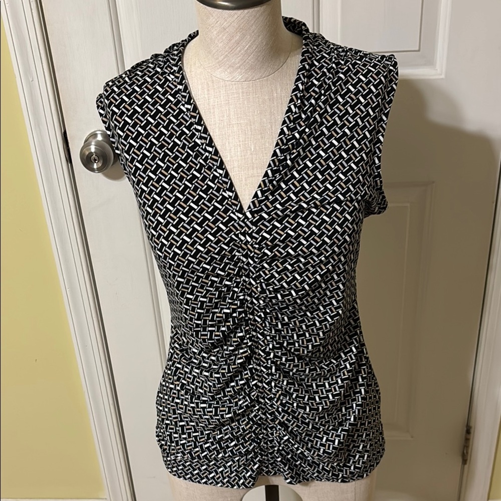 Black and White Women's Top